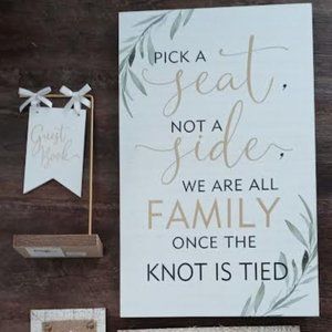 Set of 4 Wedding Signs - Hobby Lobby - Like-New Signs -